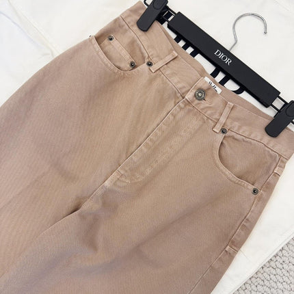 CD 25S STRAIGHT JEANS SMOKY PINK COTTON