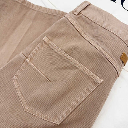 CD 25S STRAIGHT JEANS SMOKY PINK COTTON