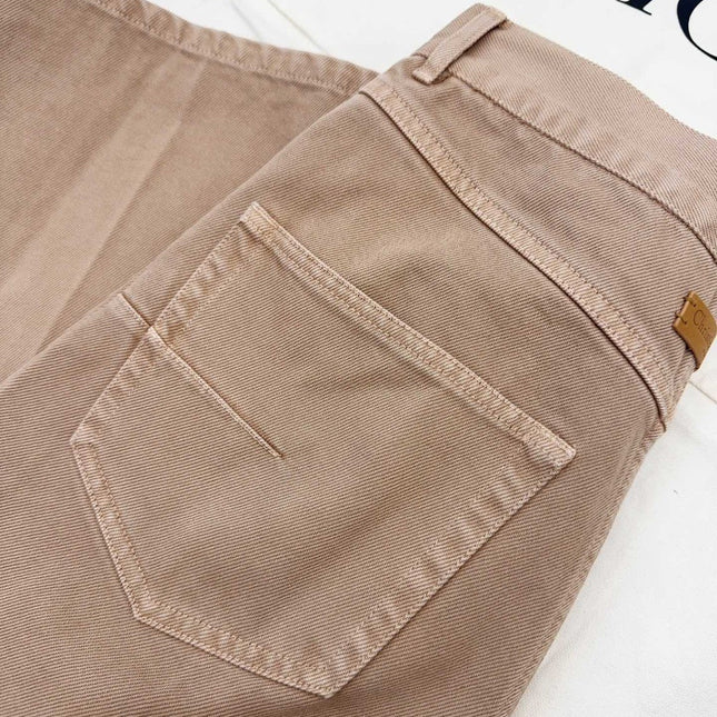 CD 25S STRAIGHT JEANS SMOKY PINK COTTON