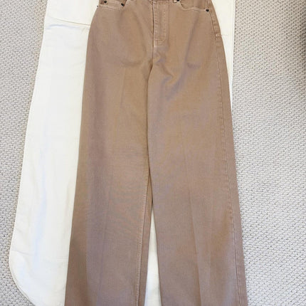 CD 25S STRAIGHT JEANS SMOKY PINK COTTON