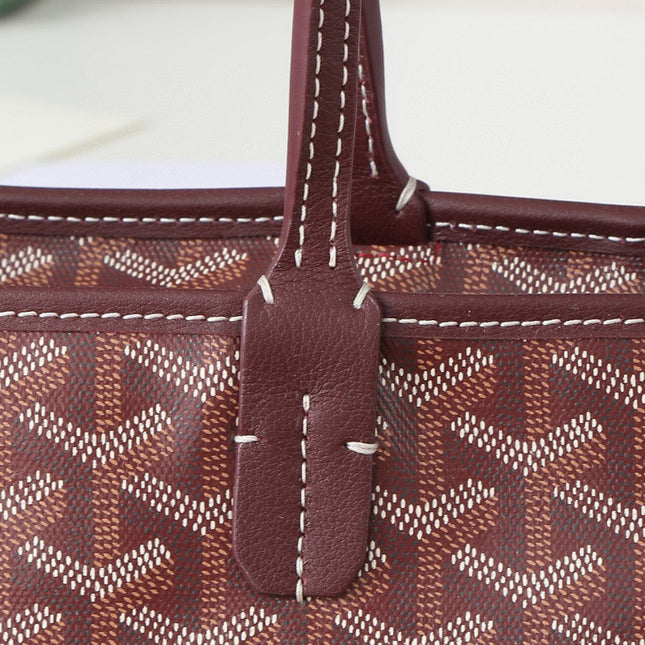 SAINT LOUIS MM 30CM BURGUNDY CANVAS