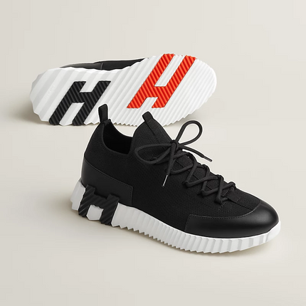 JUMPING SNEAKERS WHITE MESH AND H DETAIL SOLE