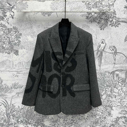 J'ADORE DIOR JACKETS IN BLACK COTTON