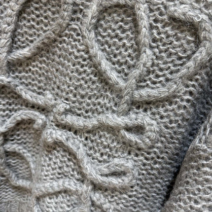 LOEWE SWEATER IN GREY KNITTING