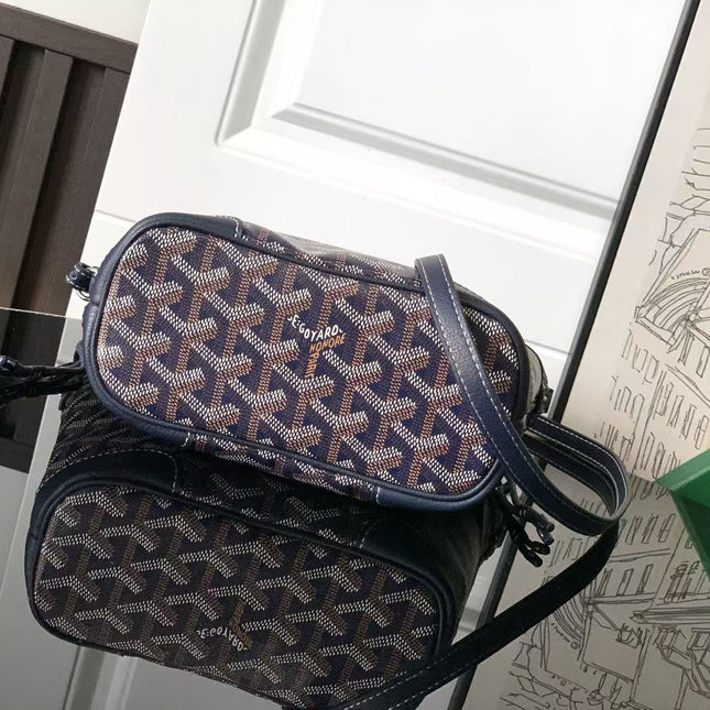 BELUGA MINI BAG 23 IN BLUE GOYARDINE CANVAS