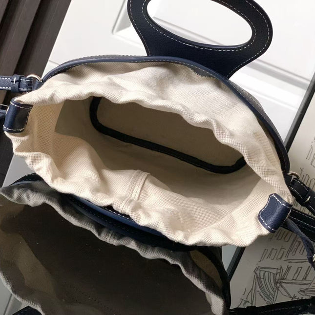 BELUGA MINI BAG 23 IN BLUE GOYARDINE CANVAS