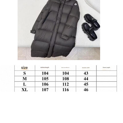 MONCLER LONG HOODED COAT STYLE 2657