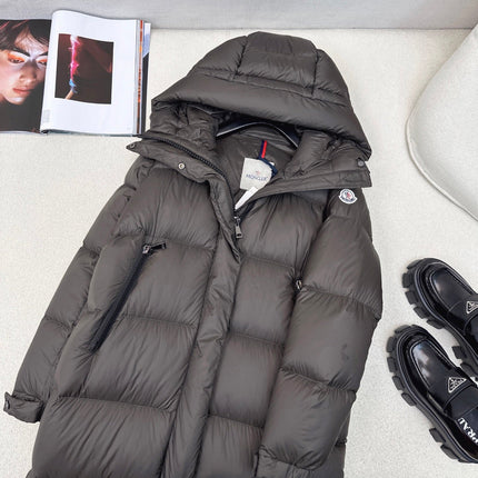 MONCLER LONG HOODED COAT STYLE 2657