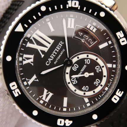 CALIBRE DIVER 42 AUTOMATIC STEEL CASE BLACK DIAL