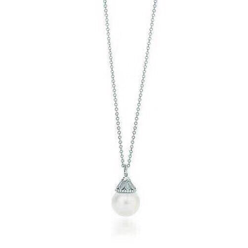 PEARL PENDANT GATSBY ZIEGFELD PEARL SILVER NECKLACE