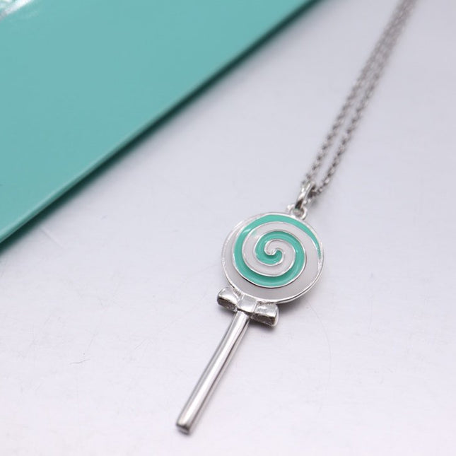 STERLING SILVER LOLLIPOP NECKLACE