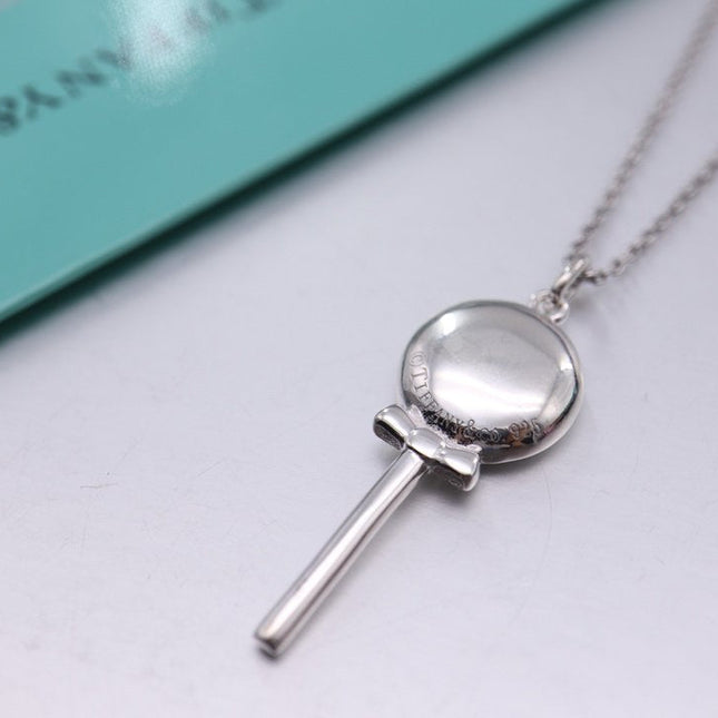 STERLING SILVER LOLLIPOP NECKLACE