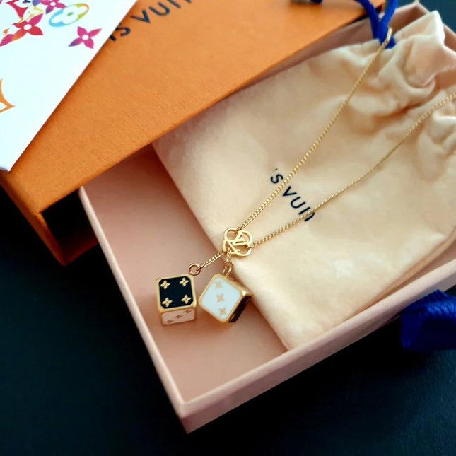 LV NEW DICE GAME ON NECKLACE