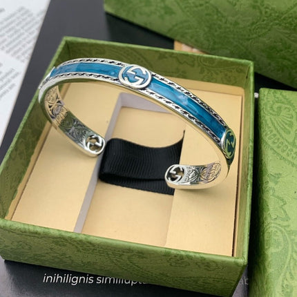 GG TURQUOISE ENAMEL BRACELET