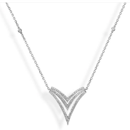 MESSIK HEART DIAMOND NECKLACE