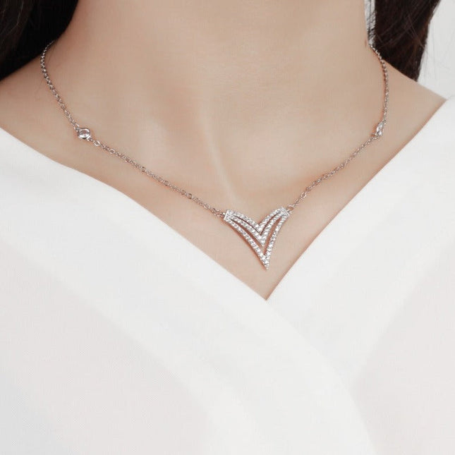 MESSIK HEART DIAMOND NECKLACE