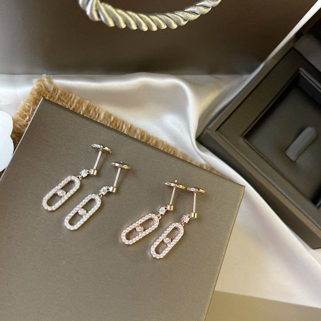 DORMEUSES MOVE UNO DIAMOND EARRINGS