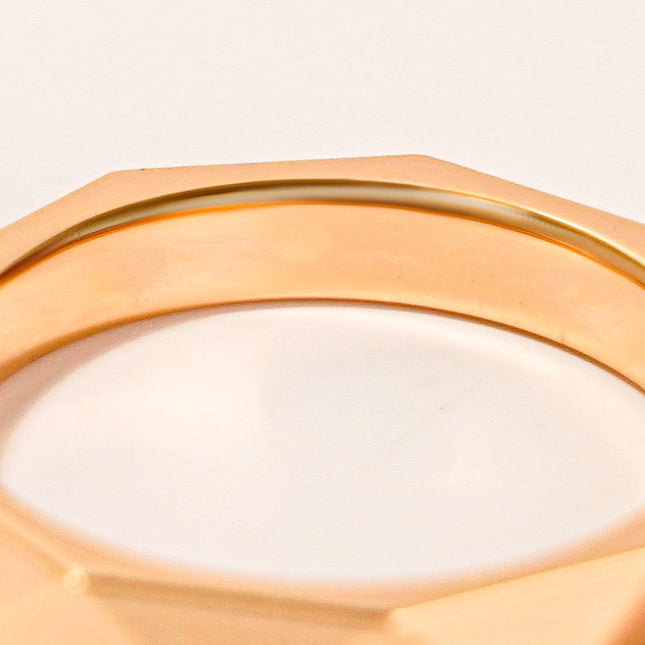 LAURENCE SIGNATURE PINK GOLD RING