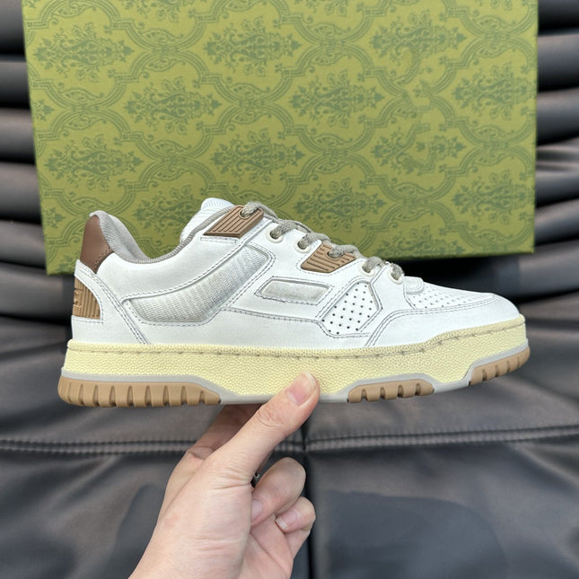 GG WHITE BROWN DISTRESSED EFFECT