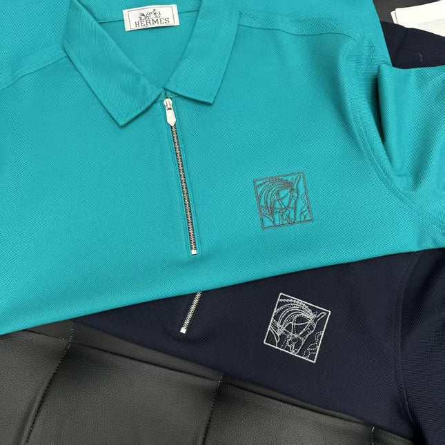 LOEWE POLO SHIRT IN EMBROIDERED COTTON