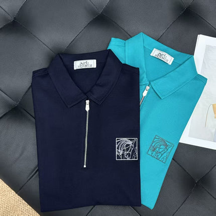 LOEWE POLO SHIRT IN EMBROIDERED COTTON