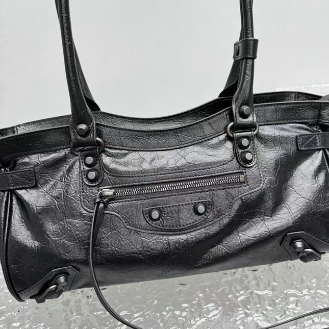 NEO CAGOLE 32 IN BLACK CALFSKIN BLACK HARDWARE