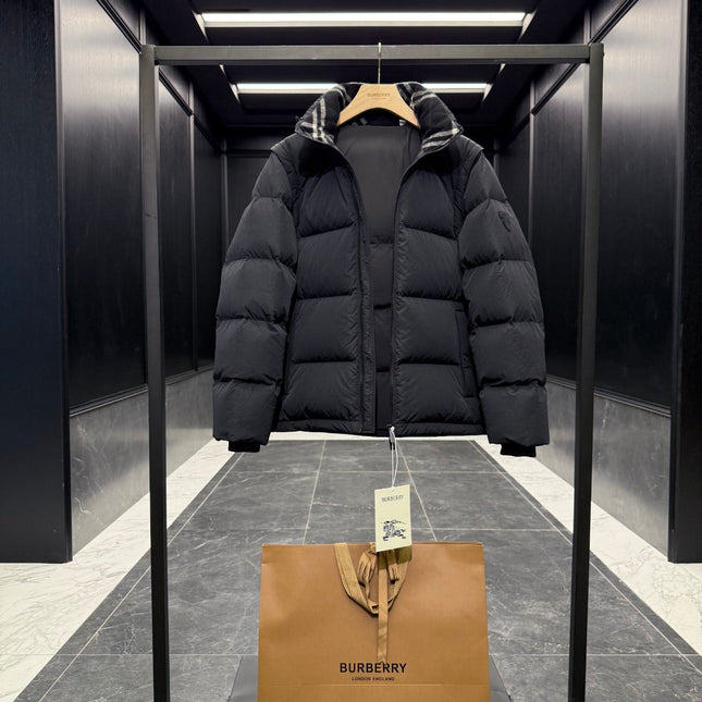 BURBERRY PUFFER JACKET IN BLACK STYLE 32565