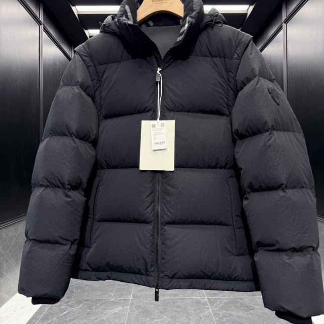 BURBERRY PUFFER JACKET IN BLACK STYLE 32565