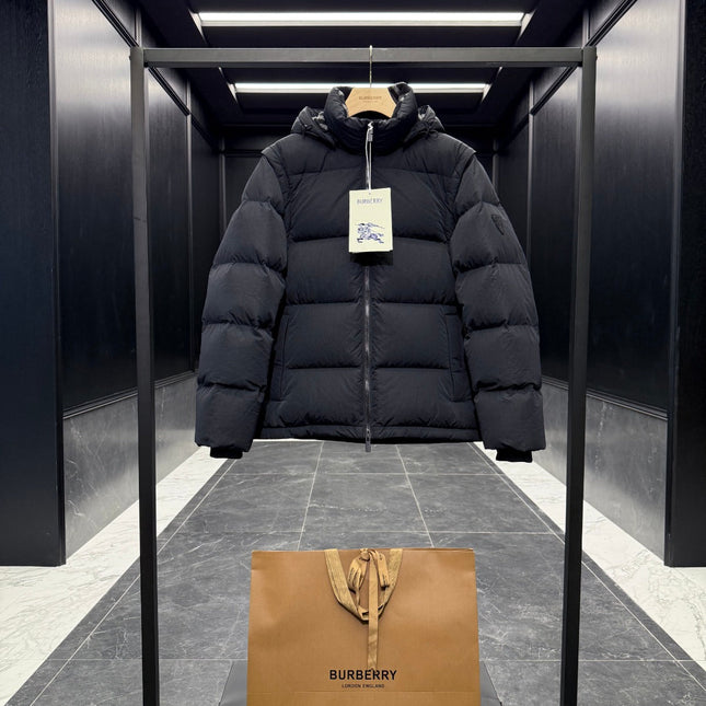 BURBERRY PUFFER JACKET IN BLACK STYLE 32565