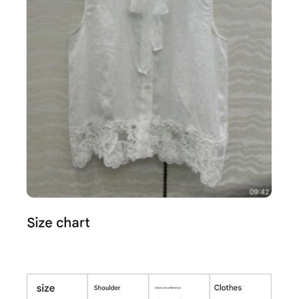 SLEEVELESS BLOUSE IN WHITE LINEN LACE TRIM AND NECK TIE