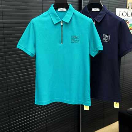 LOEWE POLO SHIRT IN EMBROIDERED COTTON