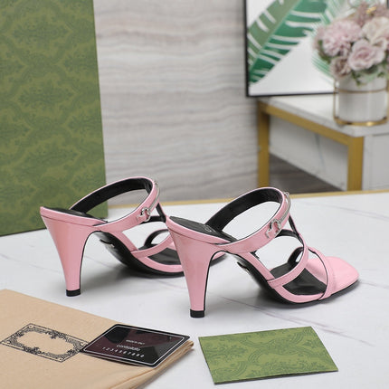 GG SLIM HORSEBIT SLIDE SANDAL PINK