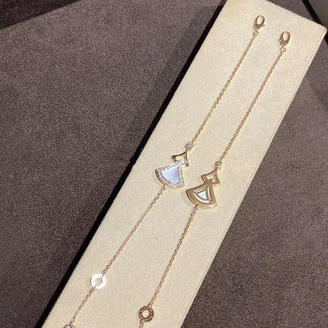 DREAM BRACELET MOP PINK GOLD DIAMOND