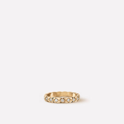 CRUSH MINI CLASSIC RING GOLD DIAMONDS