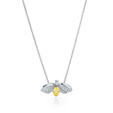 PAPER FLOWERS YELLOW DIAMOND FIREFLY PENDANT