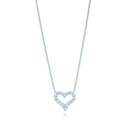 HEART-SHAPED DIAMOND NECKLACE