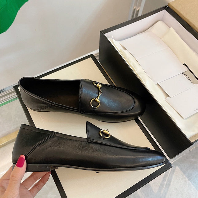 GG LOAFERS MULES BLACK