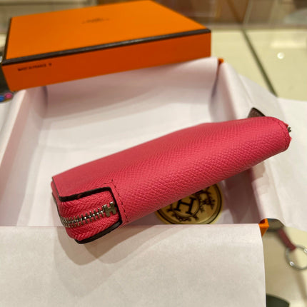 HM Compact Wallet 11.5 Dark Pink Epsom