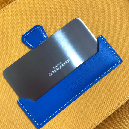 MUSE VANITY CASE 20 IN BLUE GOYARDINE CANVAS