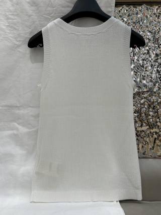 TANK TOP 25S WHITE IN SILK 266066