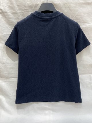 FLORAL EMBROIDERED T SHIRT 25S IN COTTON 266303