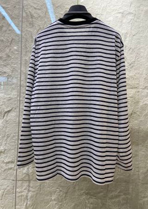 LONG SLEEVE STRIPED T-SHIRT 25S IN COTTON 266046