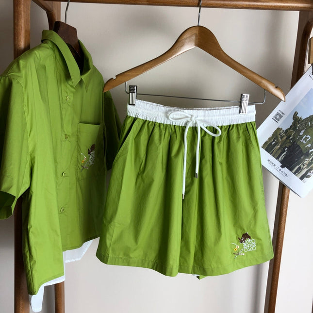 LOEWE SHIRT & SHORTS SET STYLE 148