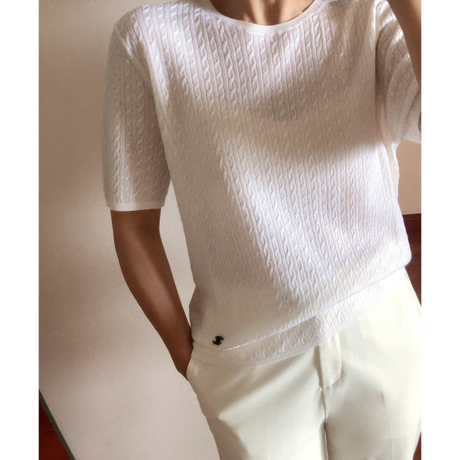 CHANEL 25S CREW NECK T-SHIRT STYLE 164