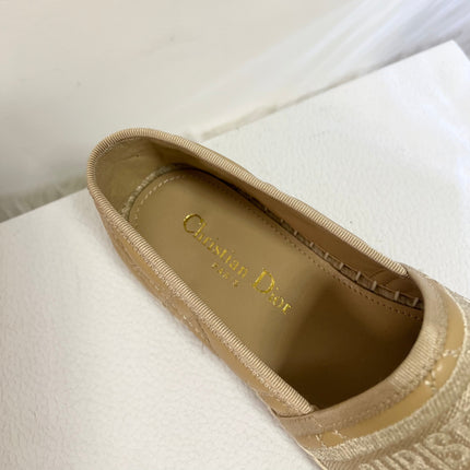 GRANVILLE ESPADRILLE CAMEL BEIGE QUILTED CANNAGE CALFSKIN