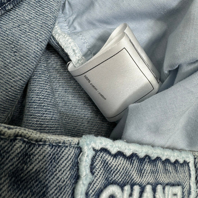 CHANEL LONG DENIM SKIRT