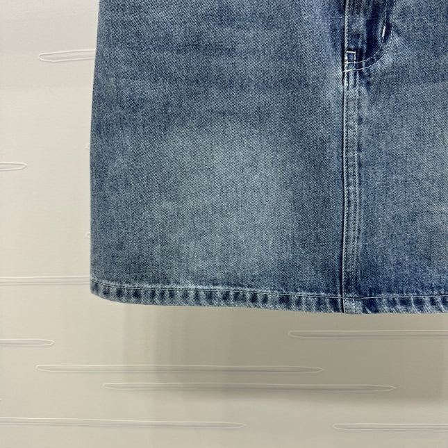 CHANEL DENIM MINI SKIRT