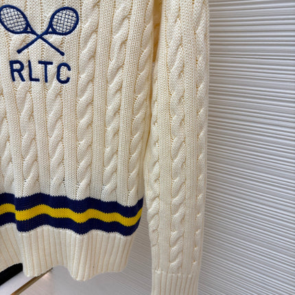 RALPH LAUREN 25S KNITTED TENNIS SWEATER 266