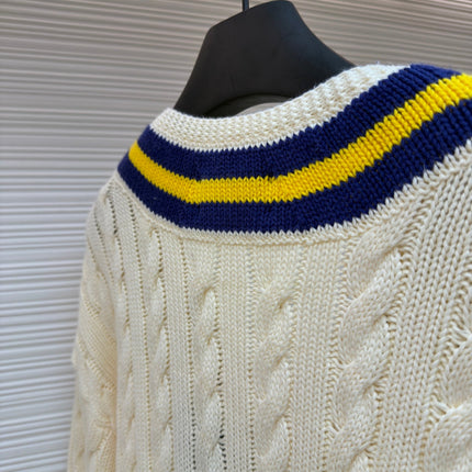 RALPH LAUREN 25S KNITTED TENNIS SWEATER 266