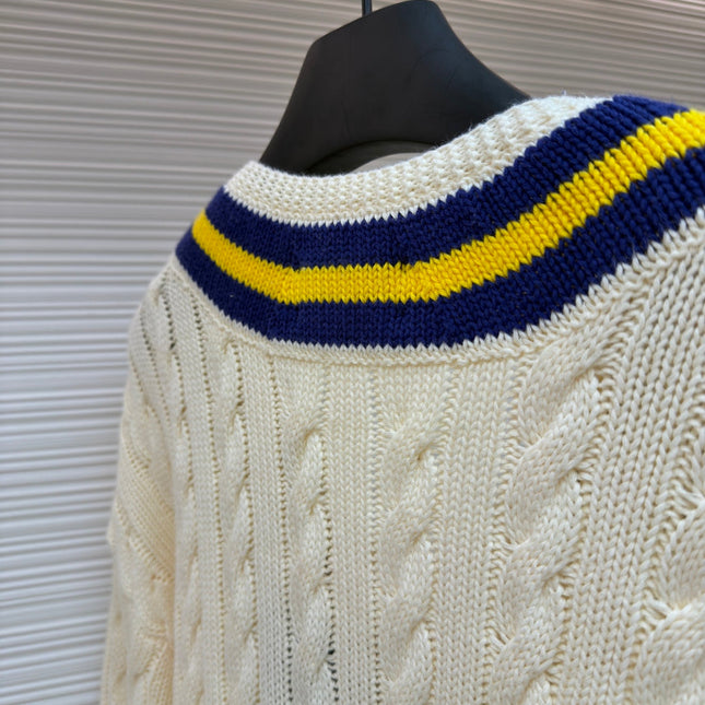 RALPH LAUREN 25S KNITTED TENNIS SWEATER 266